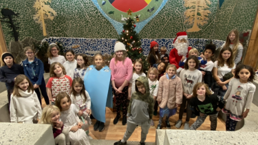 CBES Students in Winter Camouflage for December Spirit Day